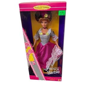 Second Edition French Barbie Mattel Doll 16499 Dolls of the World Collection NIB